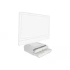 18325 - Monitor stand with two drawers white