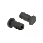 60251 - Dust cover for 3.5 mm jack socket 10 pieces black