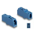 87985 - Fibre optic coupler LC Simplex female to LC Simplex female UPC blue