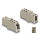 87986 - Fibre optic coupling LC simplex socket to LC simplex socket OM1/OM2 beige