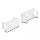 81427 - Easy 45 Module cover plate hole cut-out M8 with anti-rotation protection, 45 x 22.5 mm white