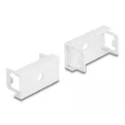81430 - Easy 45 Module cover plate hole cut-out M6, 45 x 22.5 mm white