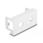 81436 - Easy 45 Module cover rectangular cut-out for fibre optic SC duplex coupling, 45 x