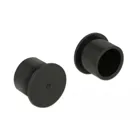 60165 - Dust cover for F socket 10 pieces black