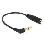 65675 - Audio cable jack plug 3.5 mm 3 pin angled &gt;jack socket 2.5 mm 3 pin