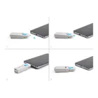20925 - Micro USB Port Blocker Set für Micro USB Buchse 5 Stück + Verschlusswerkzeug