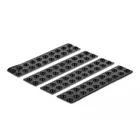 18307 - Rubber feet round self-adhesive 6 x 2 mm 80 pieces black