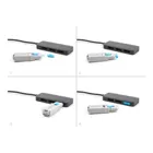 20927 - DisplayPort Port Blocker Set für DisplayPort Buchsen 4 Stück + Verschlusswerkzeug