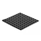 18306 - Gummifüße rund selbstklebend 5 x 2 mm 100 Stück schwarz