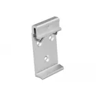 65991 - Aluminium mounting clip for top-hat rail (3 mounting holes)