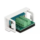 81351 - Easy 45 Modul D-Sub 9 Pin Stecker zu 10 Pin Terminalblock 22,5 x 45 mm
