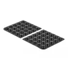 18309 - Rubber feet round self-adhesive 10 x 3 mm 50 pieces black
