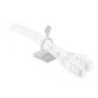 60175 - Cable driller with adhesive base natural 10 pieces