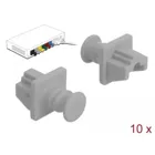 86508 - Dust cover for RJ45 socket 10 pieces grey
