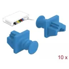 86509 - Dust cover for RJ45 socket 10 pieces blue