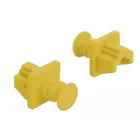 86511 - Dust cover for RJ45 socket 10 pieces yellow