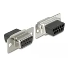 66472 - D-Sub 9 pin socket to RJ50 socket mounting kit grey