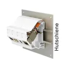 86232 - Keystone holder for top-hat rails with earthing