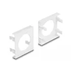 81391 - Easy 45 Module cover, hole cut-out, 30.2 mm, 45 x 45 mm 5 pieces