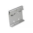 65992 - Aluminium mounting clip for top-hat rail (4 mounting holes)