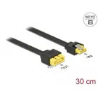 84946 - Extension cable SATA 6 Gb/s female &gt;SATA male pin 8 power with power on
