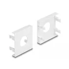 81393 - Easy 45 Module cover 19.2 mm hole cut-out, 45 x 45 mm 5 pieces white