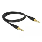85547 - Jack cable 3.5 mm 3 pin plug &gt;plug 1 m black