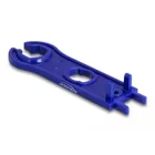 60029 - Tool for DL4 cables and connectors, hexagonal, blue 2 pieces