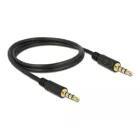 83435 - Jack cable 3.5 mm 4 pin plug to plug 1 m black