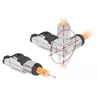 86289 - RJ45 plug field-wireable Cat.6A metal angled