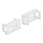 81371 - Easy 45 module cover hole cut-out 2 x M8, 45 x 22.5 mm 10 pieces white