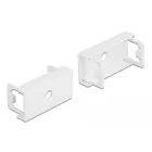 81368 - Easy 45 Module cover plate hole cut-out M6, 45 x 22.5 mm 10 pieces white