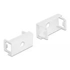 81370 - Easy 45 Module cover plate hole cut-out M8, 45 x 22.5 mm 10 pieces white
