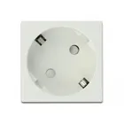 81422 - Easy 45 Socket outlet with earthing contact 45° arrangement 45 x 45 mm