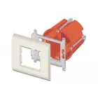 81300 - Easy 45 Module support with cover frame 80 x 80 mm white