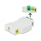 85922 - Fibre optic connection box for top-hat rail 2 x SC Simplex or LC Duplex