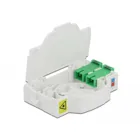 85922 - Fibre optic connection box for top-hat rail 2 x SC Simplex or LC Duplex