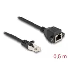 80192 - RJ50 extension cable plug to socket S/FTP 0.5 m black