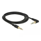 85568 - Jack cable 3.5 mm 3 pin plug &gt; angled plug 2 m black