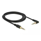 85613 - Jack cable 3.5 mm 4 pin plug &gt; angled plug 2 m black