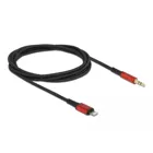 86587 - Audio cable 8 pin Lightning plug to jack plug 3.5 mm 3 pin 1.5 m