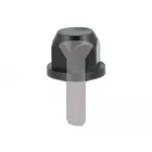 60248 - Hexagonal protective cap with internal thread for screw M12 natural 10 pieces