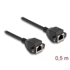 80198 - RJ50 extension cable socket to socket S/FTP 0.5 m black