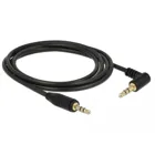 83756 - Jack cable 3.5 mm 3 pin plug &gt; angled plug 2 m black