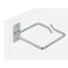 66518 - Cable bracket 80 x 80 mm with laterally offset metal mounting plate