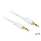 85552 - Jack cable 3.5 mm 3 pin plug &gt;plug 3 m white