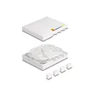 87890 - Fibre optic junction box FTTH for wall mounting for 4 x SC Simplex or LC Duplex