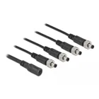 86588 - DC distribution cable 5.5 x 2.1 mm 1 x socket to 4 x plug screwable
