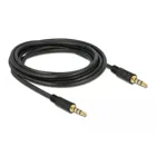 83437 - Jack cable 3.5 mm 4 pin plug to plug 3 m black