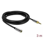 85782 - Jack extension cable 3.5 mm 3-pin plug to socket with 6.35 mm screwdriver
